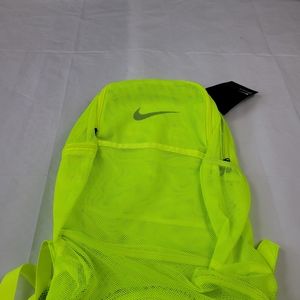 Nike Brasilia Mesh Neon Green Back Pack